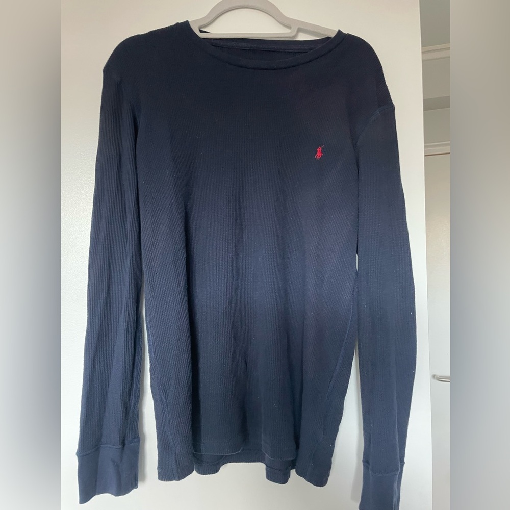 Navy blue polo ralph lauren longsleeve